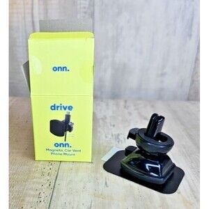 Onn Magnetic Car Vent Phone Mount 360° Rotation Hands-Free Holder NIB